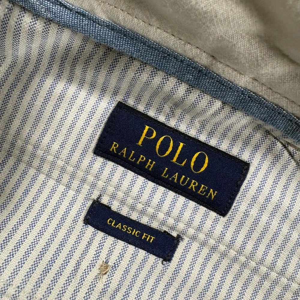 Polo Ralph Lauren Chino Pants Mens 42/30 Tan Classic Fit Straight Leg Twill